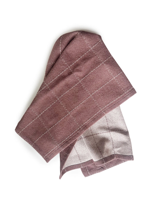 Bústaður viskustykki burgundy - Ihanna home